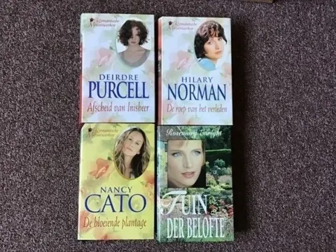 4 /Romantische boeken,meesterwerken van prachtige
