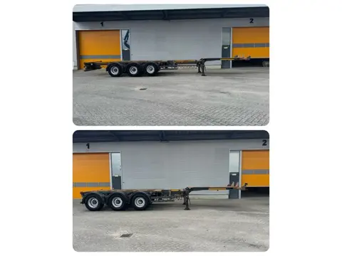 Broshuis Multi Modaal 3-Assig Container Chassis, 20 30 40 45FT