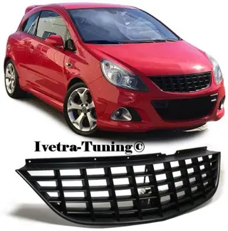 Embleemloze Grill Opel Corsa D