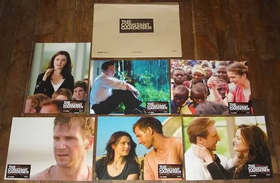 THE CONSTANT GARDENER lobbycard set.