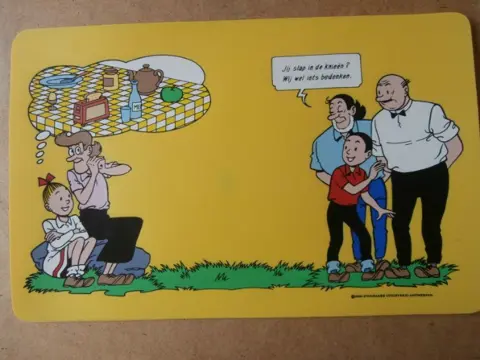 Suske en wiske placemat adv7409