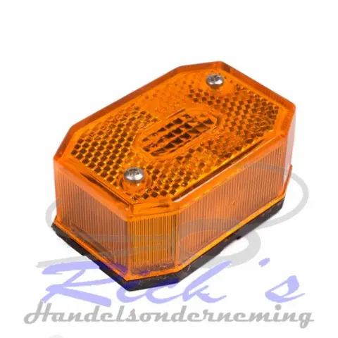 Zijverlichting lampje Aspock oranje