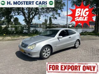 Mercedes-Benz C-Klasse Sportcoupe 180 K. * NIEUWE APK * AIRCO * AUTOMAAT * EXPORT COLLECTIE *