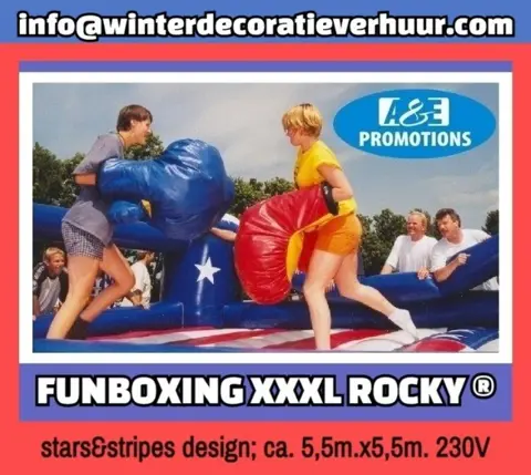 Verhuur luchtkussen rocky usa t.0599 416200