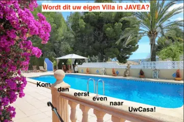 Uw eigen Villa in JAVEA met veel mogelijkheden en