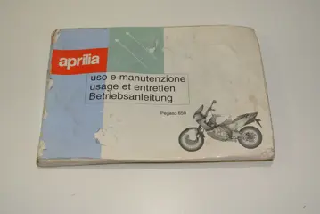 INSTRUCTIEBOEKJE Aprilia Pegaso 650 2005 - 2009