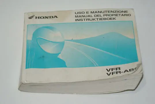 INSTRUCTIEBOEKJE Honda VFR 800 I 2002 - 2013