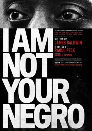 I AM NOT YOU NEGRO filmposter.