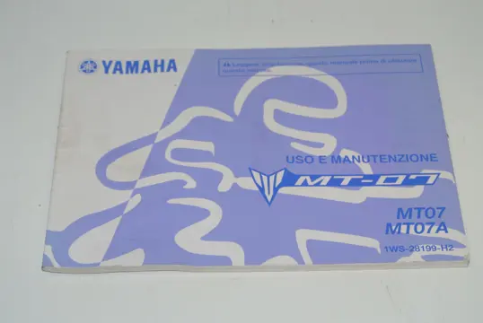INSTRUCTIEBOEKJE Yamaha MT 07 2014 - 2017