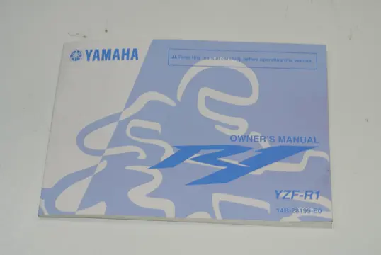 INSTRUCTIEBOEKJE Yamaha YZF R1 2007 - 2008