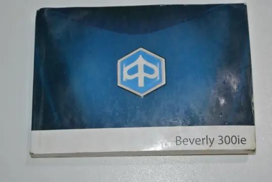 INSTRUCTIEBOEKJE Piaggio Beverly 500 2003 - 2007