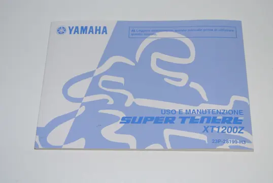 INSTRUCTIEBOEKJE Yamaha XT 1200 Z Super Tenere 2010 - 2013