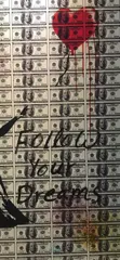 AmsterdamArts - American dollar x Banksy wall art
