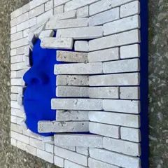 Gregos (1972) - Blue breath behind bricks