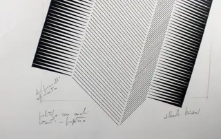 AlbertoBiasi (1937) - Politipo con cerchi rotanti: progetto