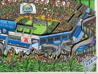 Charles Fazzino (1955) - SUPER BOWL XLl