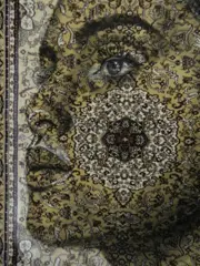 Jacqueline Klein Breteler - Portrait on a traditional carpet - XXL