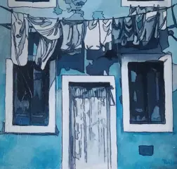 Elena Galimberti (XXI) - Panni stesi al sole