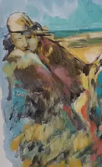 Tiberiano Marilli (1947) - La raccolta del grano