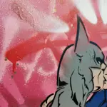 Pnshr (XX-XXI) - "Kiss of death" - Spray on canvas w/ COA 2023