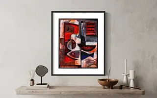 Simeon Gonzales (1973) - Bodegon, vino y frutas