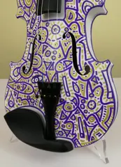 Ivan Todaro - Violino decorato a mano Viola - Oro