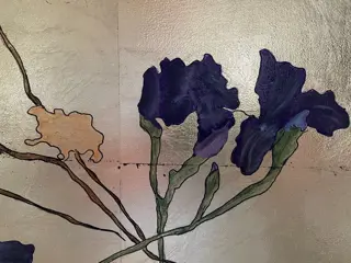 Peter Proost - Irises on gold