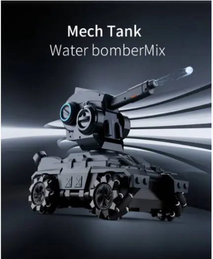 SMRC M10 1:10 2.4G Water Bombs Battle Drift Tank