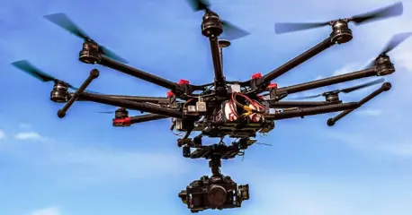 Drone piloot, luchtfotografie en aerial inspectie