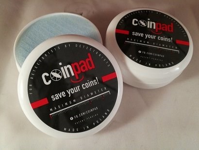 Munten opberg bewaar doosje Coinpad Metaaldetector