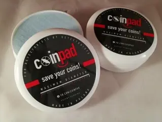 Munten opberg bewaar doosje Coinpad Metaaldetector