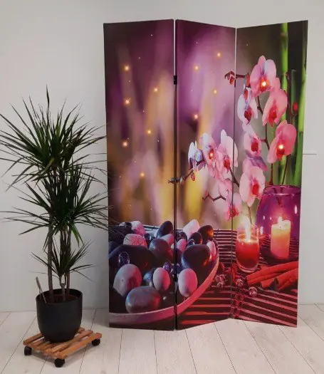 Kamerscherm Wellness met LED