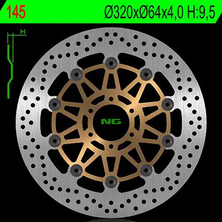 RECHTER REMSCHIJF VOOR Ducati 748 1996 - 2002 / 1996 - 1998