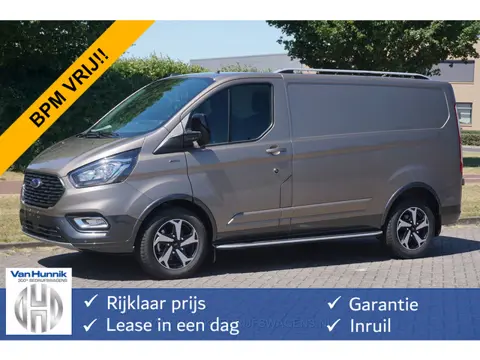 Ford Transit Custom 300S Active 130PK BPM VRIJ!! Airco, Cruise, Apple CP / Android Auto, 17" LM Velg