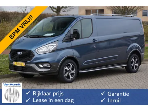 Ford Transit Custom 300L Active 130PK BPM VRIJ!! Airco, Apple CP/Android Auto / Camera, 17"LM!! NR. 