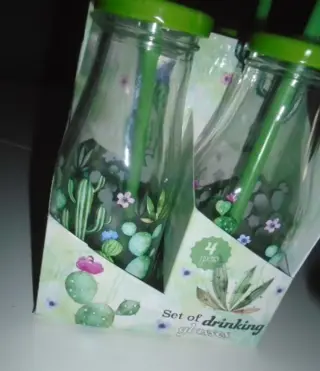 DRINKFLESSET WOESTIJN 4 DLG NIEUW