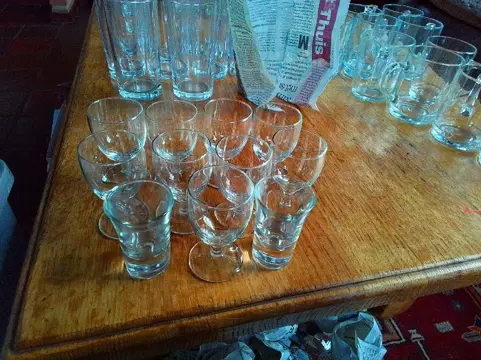 Glasservies- 12 personen