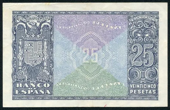Spanje - 3 x 25 Pesetas 1940 - Pick 116a