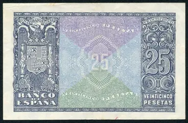 Spanje - 3 x 25 Pesetas 1940 - Pick 116a