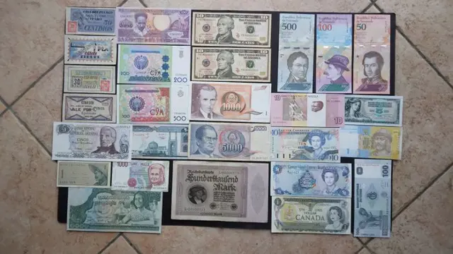 wereld- - 27 banknotes - Various dates
