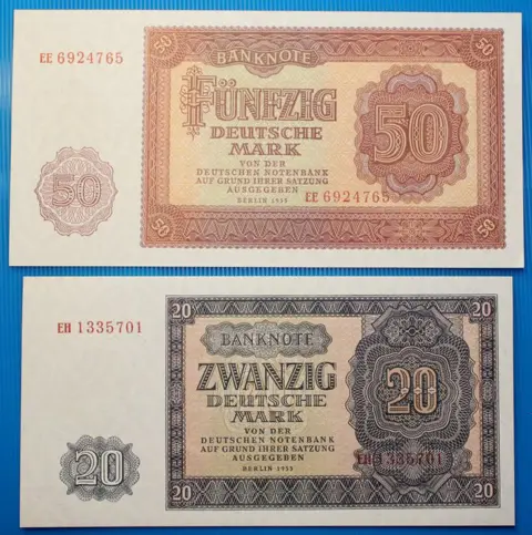 Duitsland, Democratische Republiek (DDR) - 20 Banknotes - Various dates