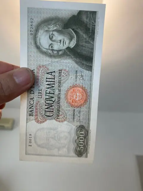Italië - 5.000 Lire 03/09/1964 "Colombo" I tipo - 1 caravella - Gigante BI 66A; Pick 98