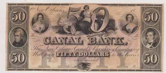 Verenigde Staten van Amerika - 50 Dollars 1800 - New Orleans, Canal Bank - REMAINDER