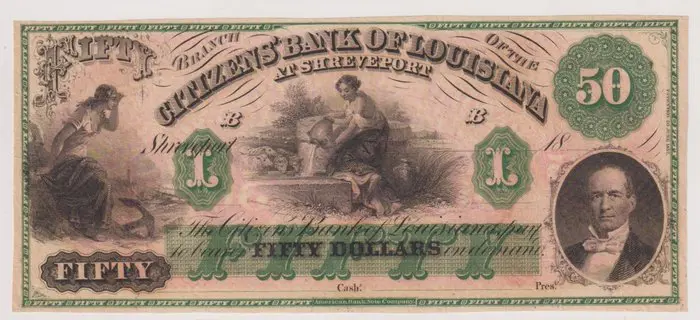 Verenigde Staten van Amerika - 50 Dollars 1800 - Louisiana, Citizens' Bank - REMAINDER