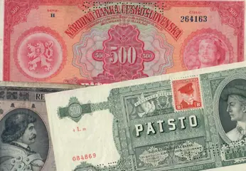 Tsjecho-Slowakije - 3 banknotes - all specimens - Various dates - Pick 24, 54 and 65