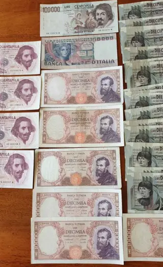 Italië - 53 banconote Lire - anni vari Repubblica
