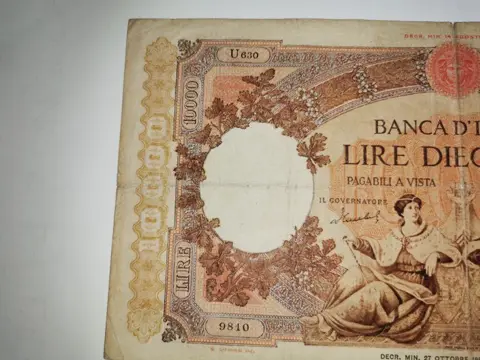 Italië - 8 banconote Lire 1939-1980
