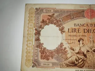 Italië - 8 banconote Lire 1939-1980