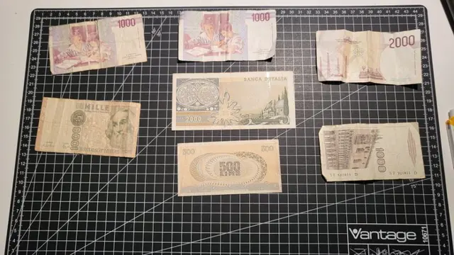 Italië - 7 banconote Lire - anni vari inclusa sostitutiva e R3