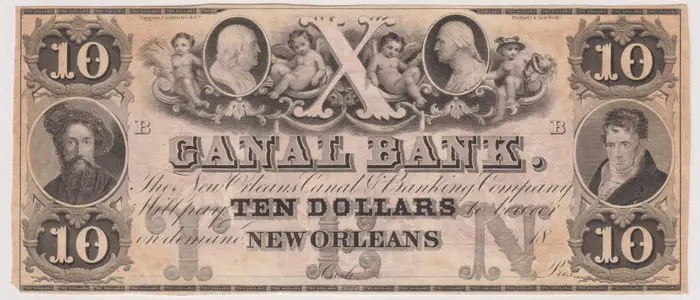 Verenigde Staten van Amerika - 10 Dollars 1800 - New Orleans, Canal Bank - REMAINDER